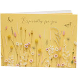 Greeting card for her featuring a warm floral photographic design, ideal for birthdays, by UKG.