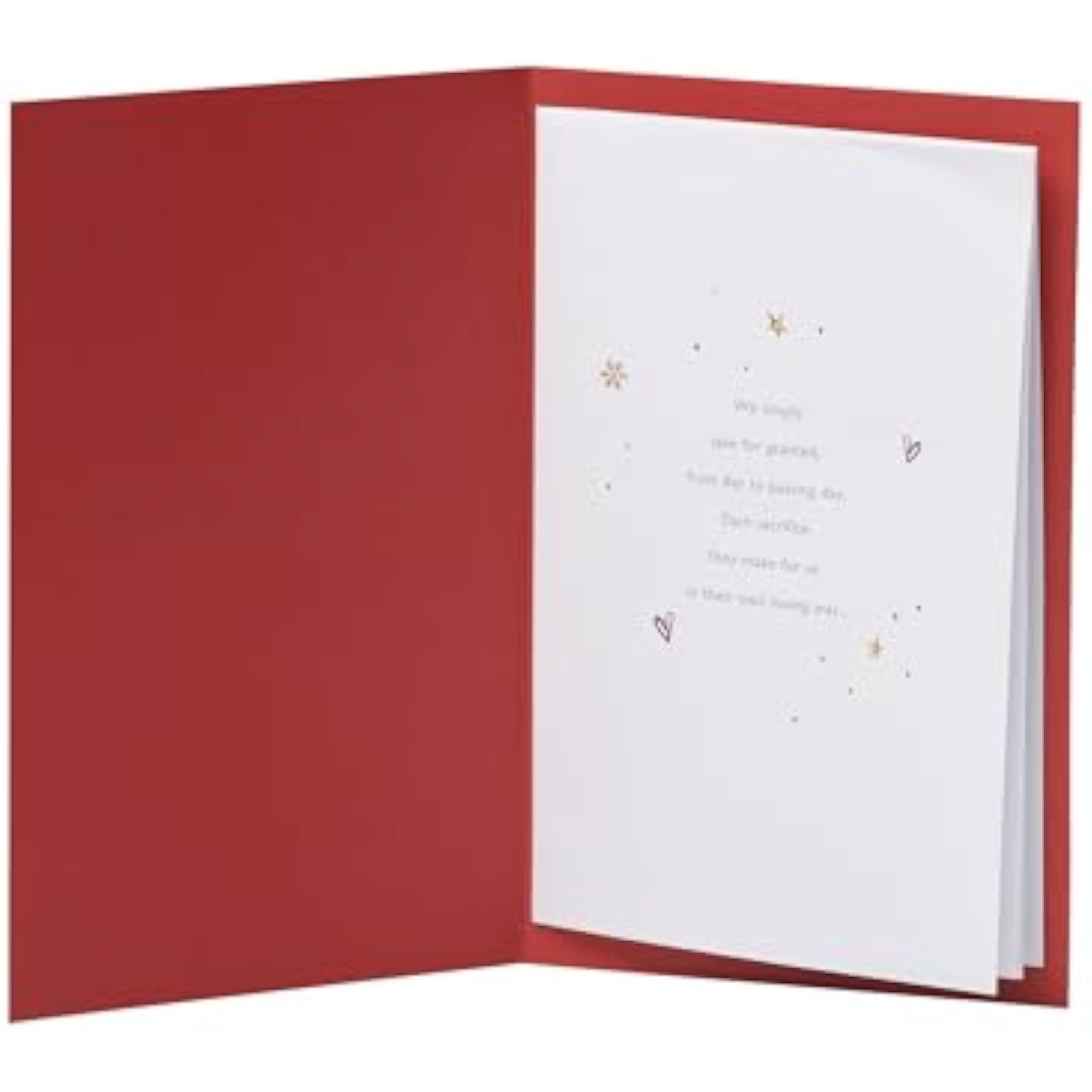 Christmas greeting card for mum and dad with festive baubles foil design, featuring colorful holiday-themed artwork from UKG.