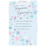Christmas greeting card for someone special by UKG, featuring traditional design and heartfelt message by Helen Steiner Rice.