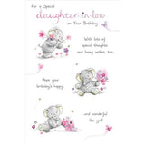 UKG daughter-in-law birthday greeting card featuring an illustration of an adorable elephant design.