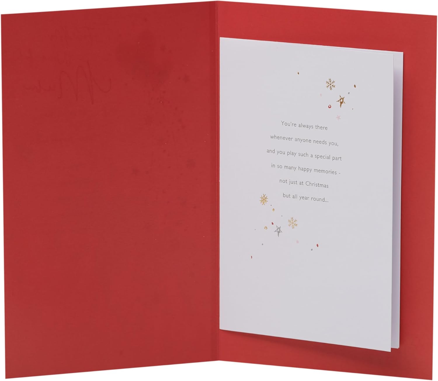 UKG Christmas greeting card for Mum featuring a heartfelt design with festive holiday imagery.