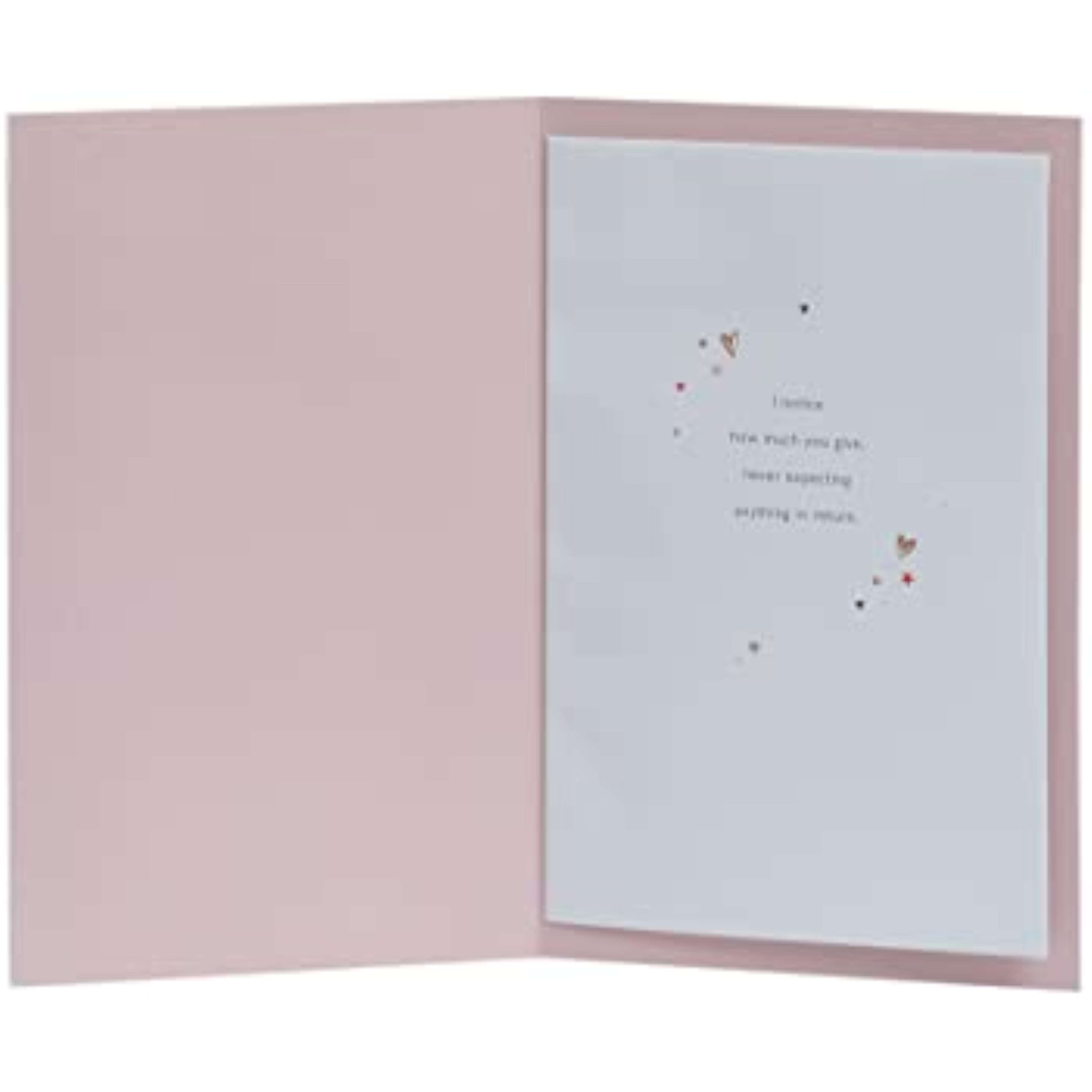 UKG wife anniversary greeting card with red hearts design and matching envelope, perfect for celebrating love and special moments.