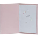UKG wife anniversary greeting card with red hearts design and matching envelope, perfect for celebrating love and special moments.