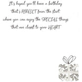 Lovely Daughter Butterflies Embellished Birthday Greeting Card Just To Say Cards JT248