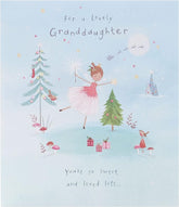 Christmas Fairy Granddaughter-Granddaughter Christmas Card