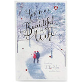 Wife Christmas Card - Winter Scene