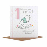 Disney Winnie the Pooh 1st Birthday Card - Celebrate with Pooh and Friends!