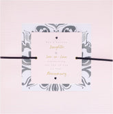 Hallmark Anniversary Card Daughter and Son-In-Law - Contemporary Text Based Design