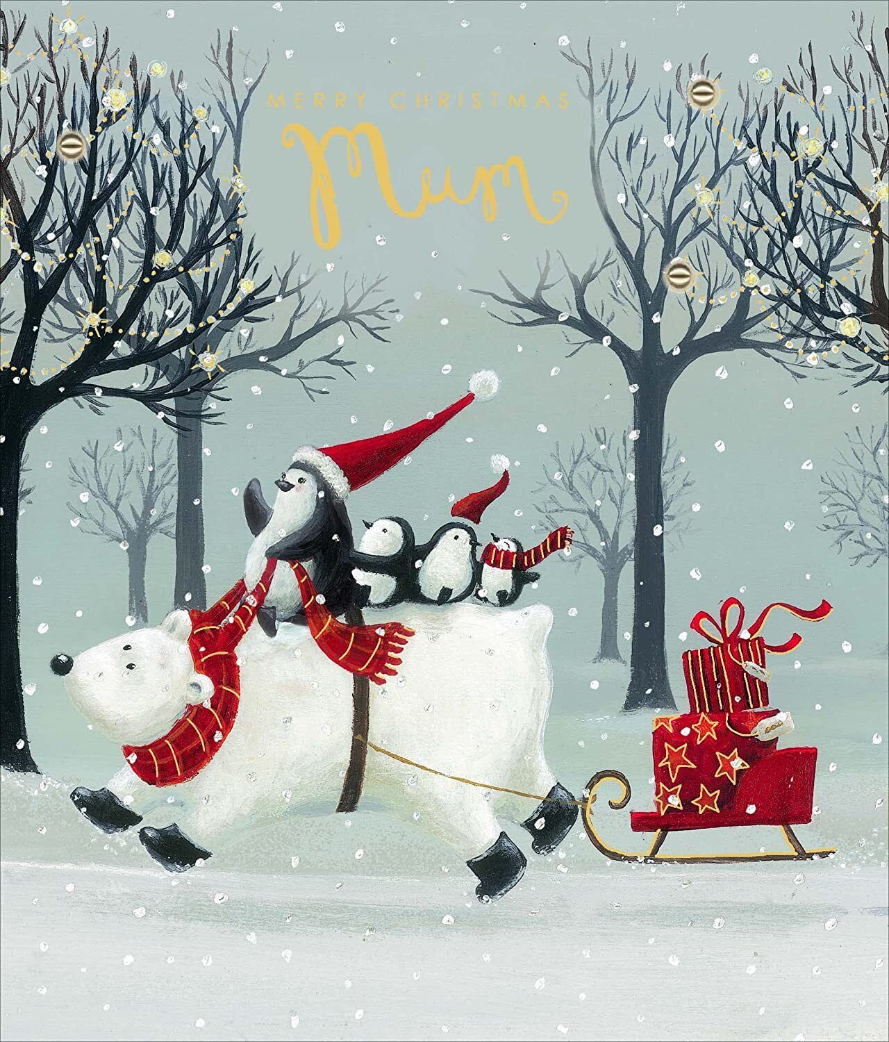 Mum. Penguin and Polar Bear design.-Mum (90)