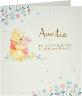 Disney Winnie The Pooh Auntie Birthday Card