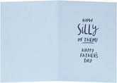Father's Day Card For Dad With Envelope - Sweet Dad Cartoon Design