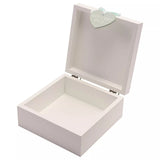 Blue Petit Cheri My Special Keepsake Box by Widdop & Co, 16cm square with decorative design and floral accents.