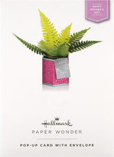 Pop-Up Plant 'Paper Wonder' Mother’s Day Card – Unique & Delightful 3D Greeting