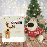 Boofle Brilliant Cousin Adorable Cute Reindeer Christmas Greeting Card 771143