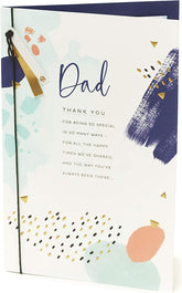 Dad Birthday Card with Nice Words Sentimental