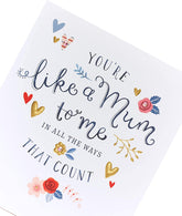 Mother's Day Card Like a Mum with Gold Foil Finish