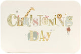 Cute Animals New Baby Christening Card
