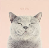 Cat Smiling Valentine’s Day Card For Her