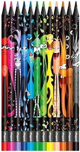 COLOR’PEPS MONSTERS COLOURING PENCILS 12PK