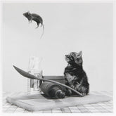 Birthday Card for Him/Her/Friend - Cat & Mouse Design