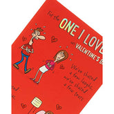 One I Love Funny Valentine's Day Card for Him/Her