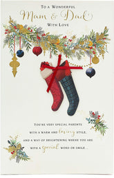 Mam and Dad Christmas Card