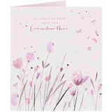 Loss of Your Grandma Floral Watercolour Sympathy Card