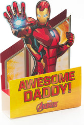 Marvel 3D Iron Man Father's Day Card for Daddy