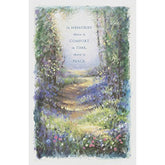 In Memories There Is Comfort Sympathy Card