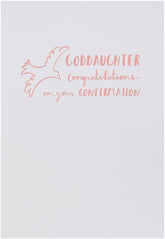 Confirmation Card For Goddaughter 'Celebrating You'