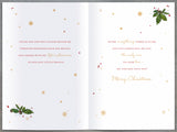 Laser die cut heart with couple Photo One I Love (375) Christmas Card