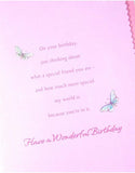 Friend Happy Birthday 3D Handmade Butterflies Card