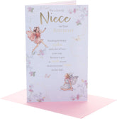 UK Greetings Birthday Card for Niece - Fairies Design