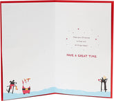 Christmassy Characters Tree Design Dad Christmas Card