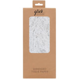 Glick 30g Shredded Tissue Paper White, White Shredded Tissue Paper, White Shredded Tissue Paper for Gift Wrapping, Arts and Crafts Shredded Tissue Paper White (TPS10)