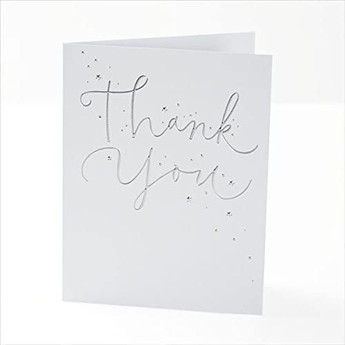 Foiled Finish Thank You 10 Cards (Pack of 3)