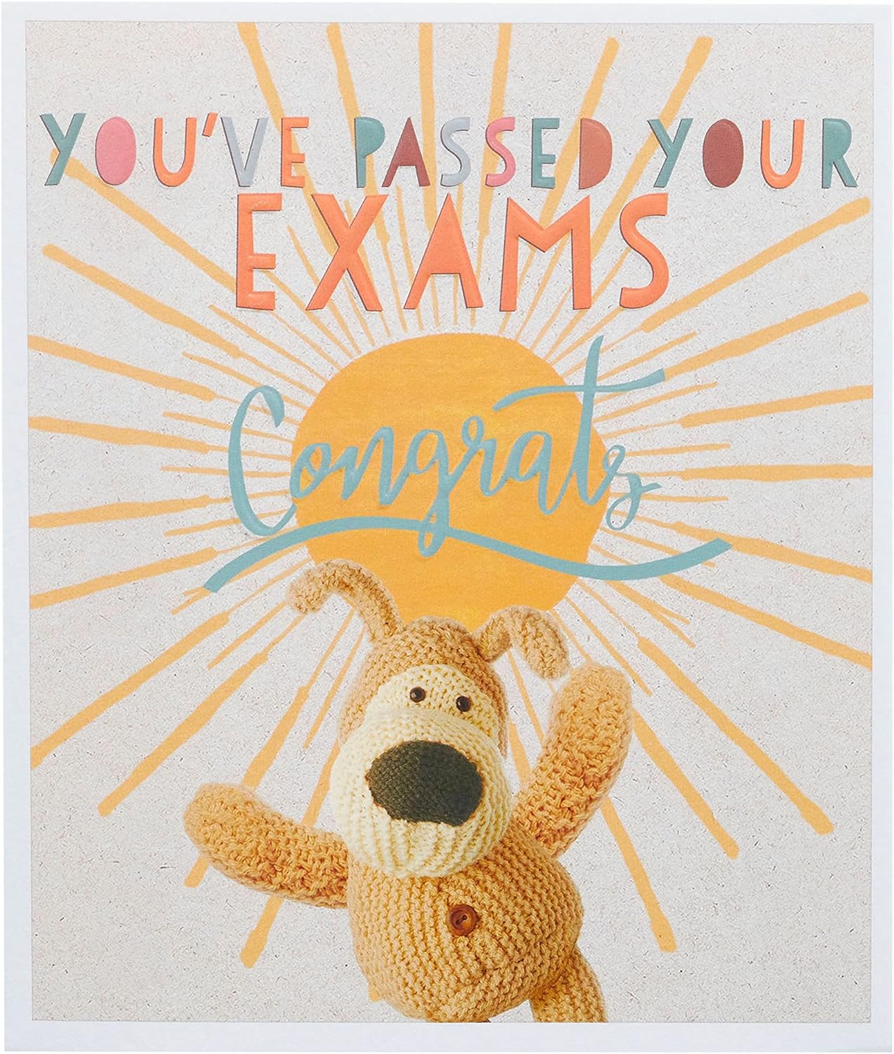 Cute Boofle Passing Exams Card