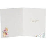 Winnie The Pooh Get Well Soon Card for Him/Her/Friend - Flower Design