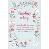 Artistic Female Sentiment Card From International Cards & Gifts - Sending a Hug