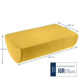 Leitz Ergo Cosy Desk Foot Rest Warm Yellow