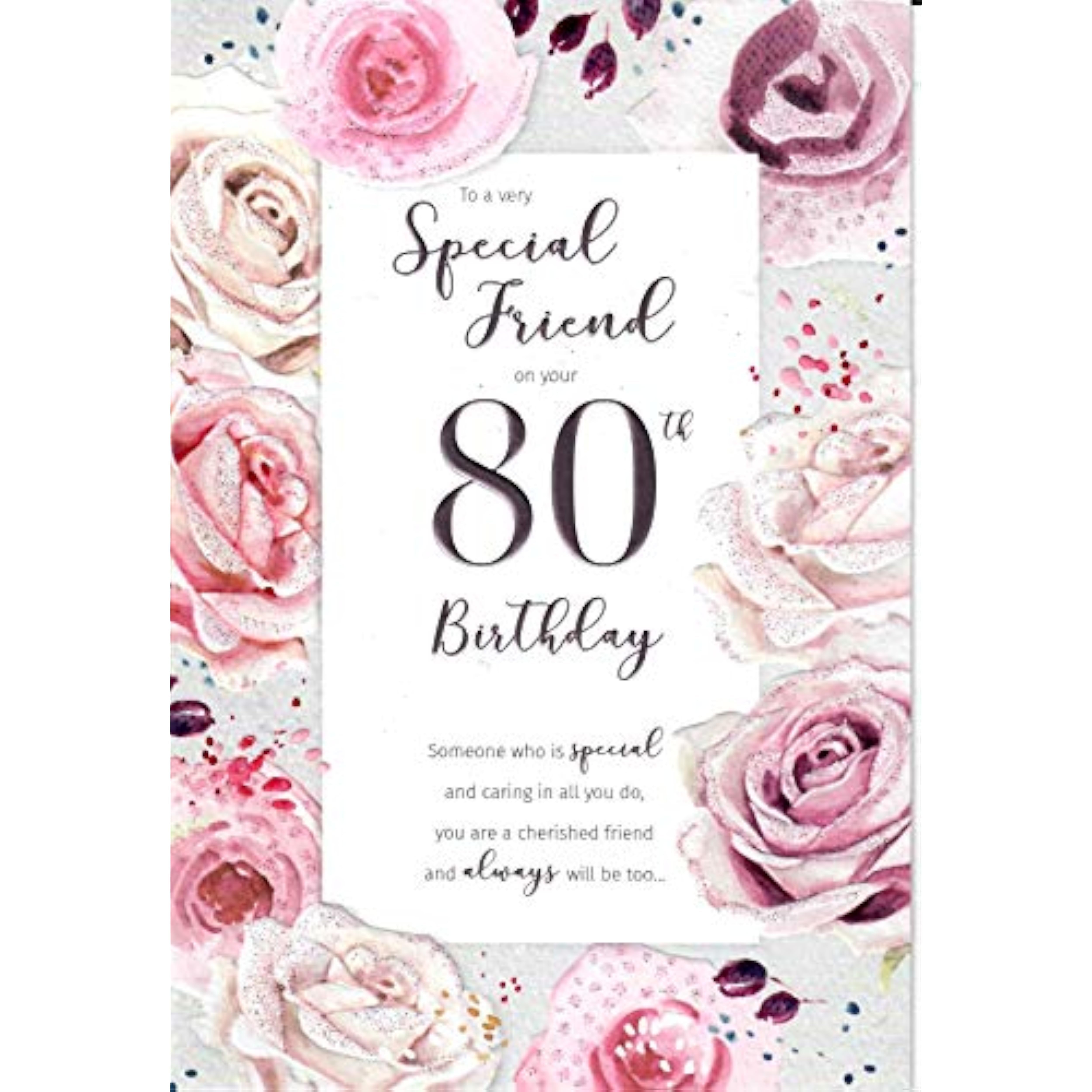 Heartfelt Wishes 80th Birthday Card