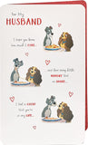 Disney Lady and The Tramp Husband Birthday Card