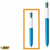 BIC 4 Colours Mini Ballpoint Pen 1 Pack, Classic