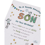 UK Greetings Birthday Card for Son - Sentimental Design