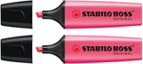 Stabilo Boss Original Highlighter Pink (Pack of 2)