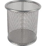 Sliver Mesh Pen Pot