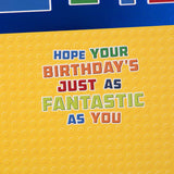 Lego Iconics Design Son Birthday Greeting Card