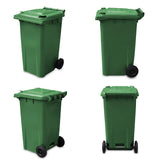 ValueX Wheelie Bin 240 Litre H1061 x D730 x W580mm Green