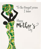 Kindred Mother's Day Card With Envelope - Afro Touch Design