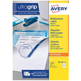 Avery MP7160-40 self-adhesive Multipurpose Labels, 21 labels per A4 Sheet